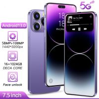 【COD】100% ของแท้ 15Pro สมาร์ทโฟน 7.5นิ้ว 5G เต็มจอ 16GB+1024GB รองรับ2ซิม Smartphone มือถือราคาถูก Mobile โทรศัพท์มือถือ โทรศัพท์เล่นเกมลื่น Android13.0 มือถือราคาถูก การกวาดล้าง โทรศัพท์เล่นเกมราคาถูก